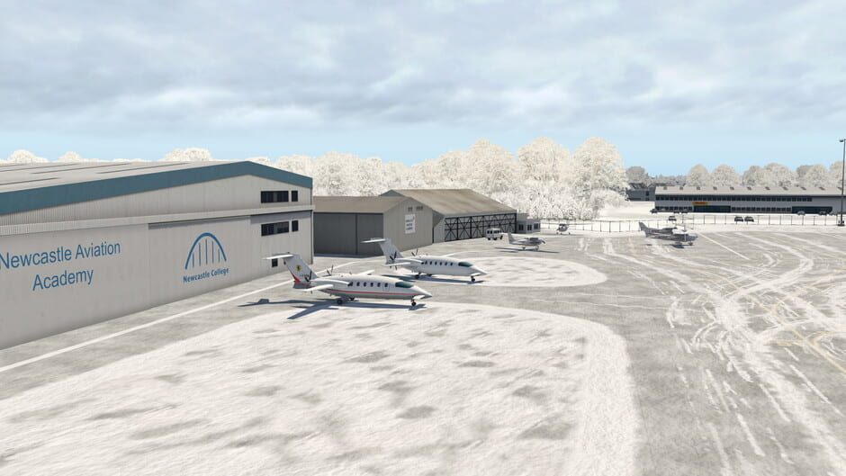 สกรีนช็อตจาก X-Plane 11: Aerosoft - Airport Newcastle (รูปที่ 5)