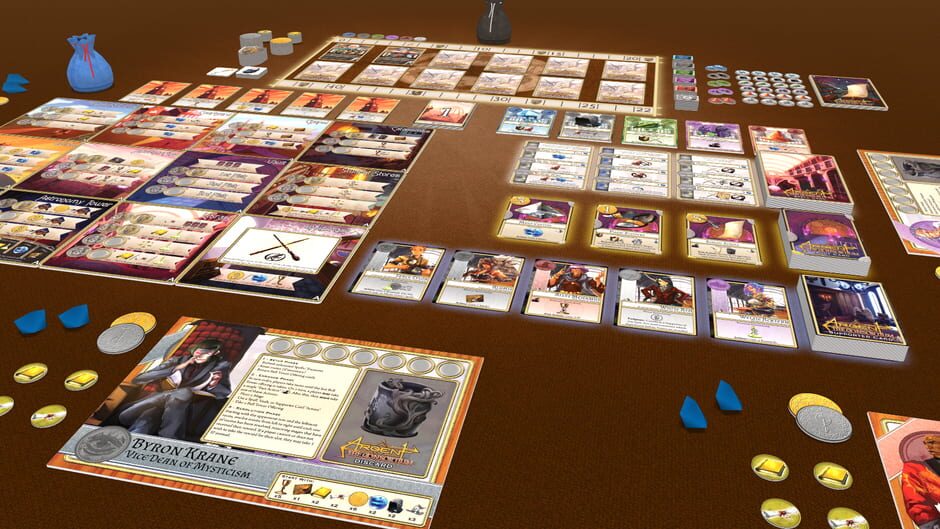 สกรีนช็อตจาก Tabletopia: Argent - the Consortium (รูปที่ 2)