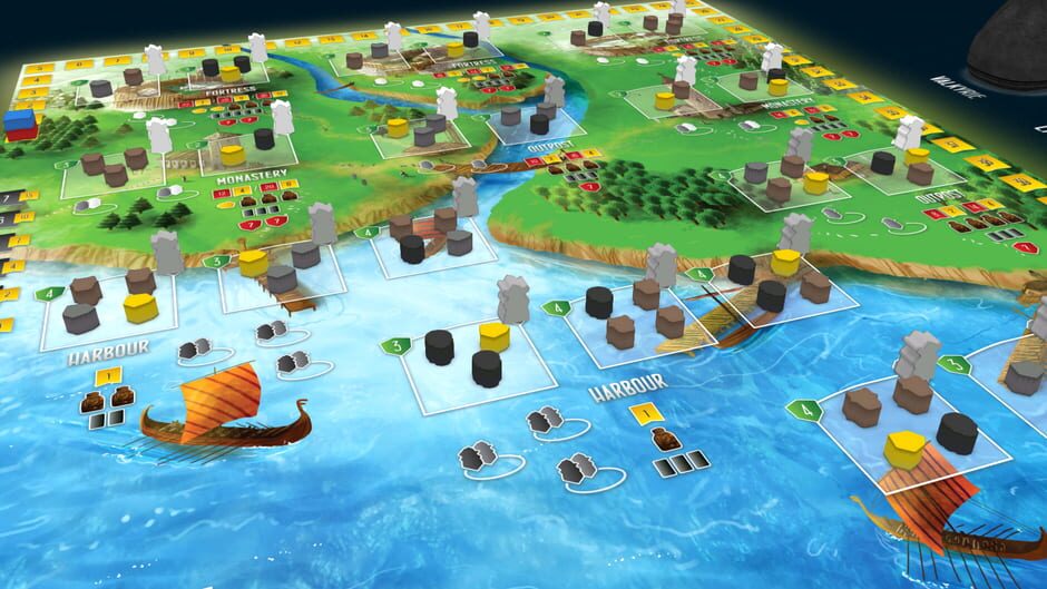 สกรีนช็อตจาก Tabletopia: Raiders of the North Sea (รูปที่ 3)