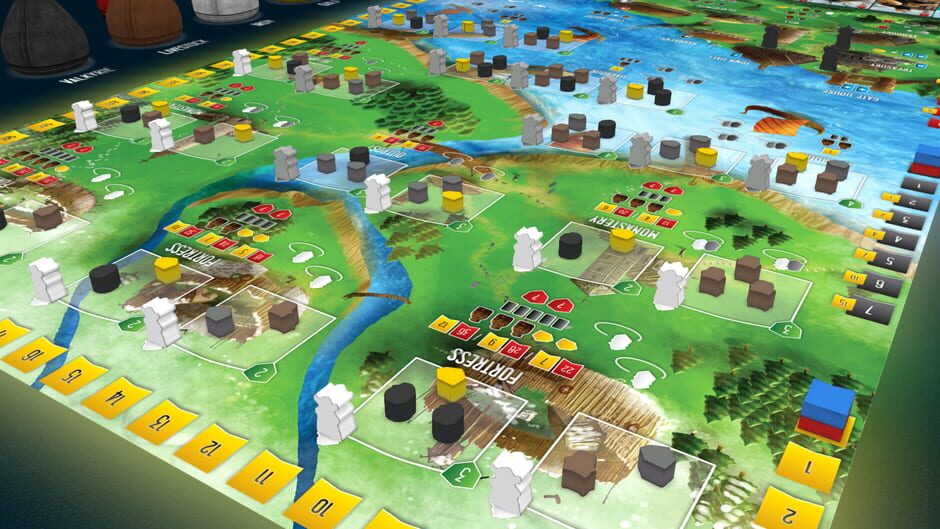 สกรีนช็อตจาก Tabletopia: Raiders of the North Sea (รูปที่ 5)