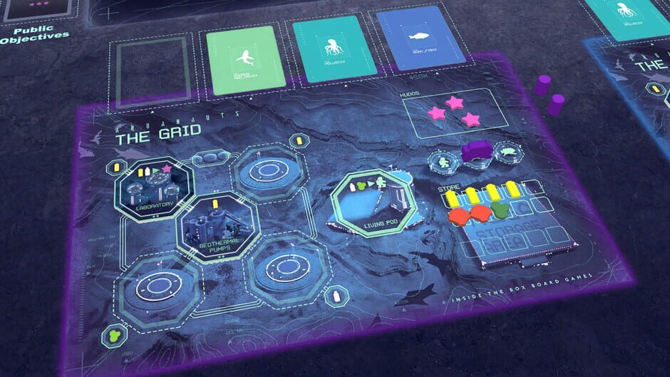 สกรีนช็อตจาก Tabletopia: Aquanauts (รูปที่ 4)