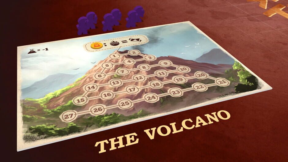 สกรีนช็อตจาก Tabletopia: Sub Terra II - Inferno's Edge (รูปที่ 3)