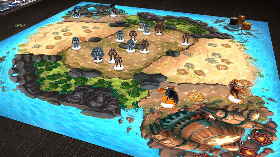 สกรีนช็อตจาก Tabletopia: Guards of Atlantis II (รูปที่ 2)