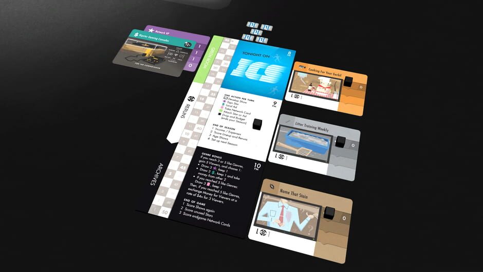 สกรีนช็อตจาก Tabletopia: The Networks (รูปที่ 4)