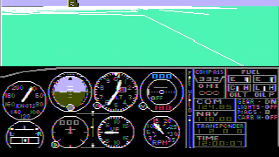 Microsoft Flight Simulator 1.0 Screenshot