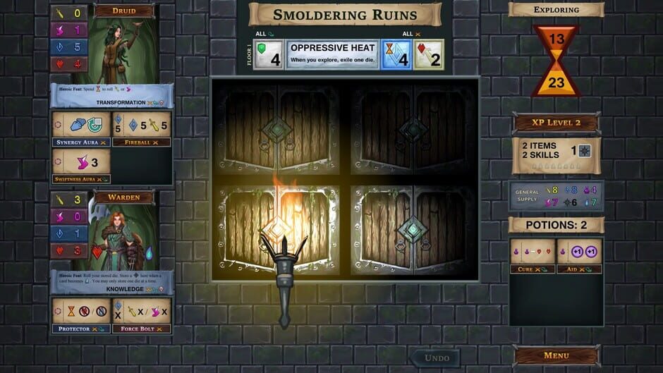 สกรีนช็อตจาก One Deck Dungeon: Forest of Shadows (รูปที่ 10)