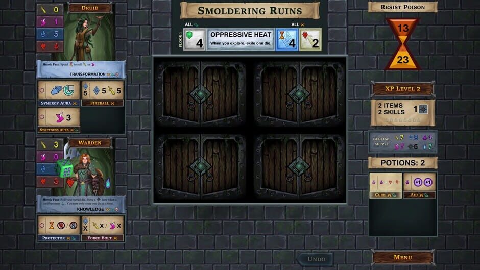 สกรีนช็อตจาก One Deck Dungeon: Forest of Shadows (รูปที่ 11)