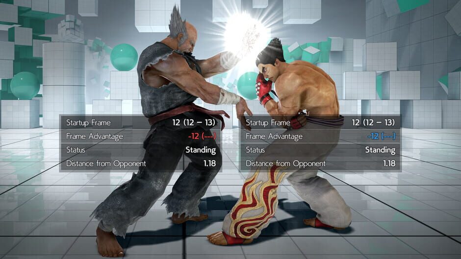 Tekken 7: Frame Data Display Screenshot