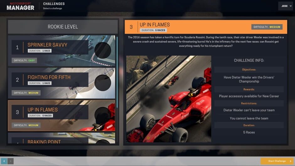Motorsport Manager: Challenge Pack Screenshot