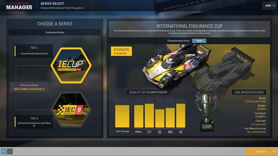 Motorsport Manager: Endurance Series Screenshot
