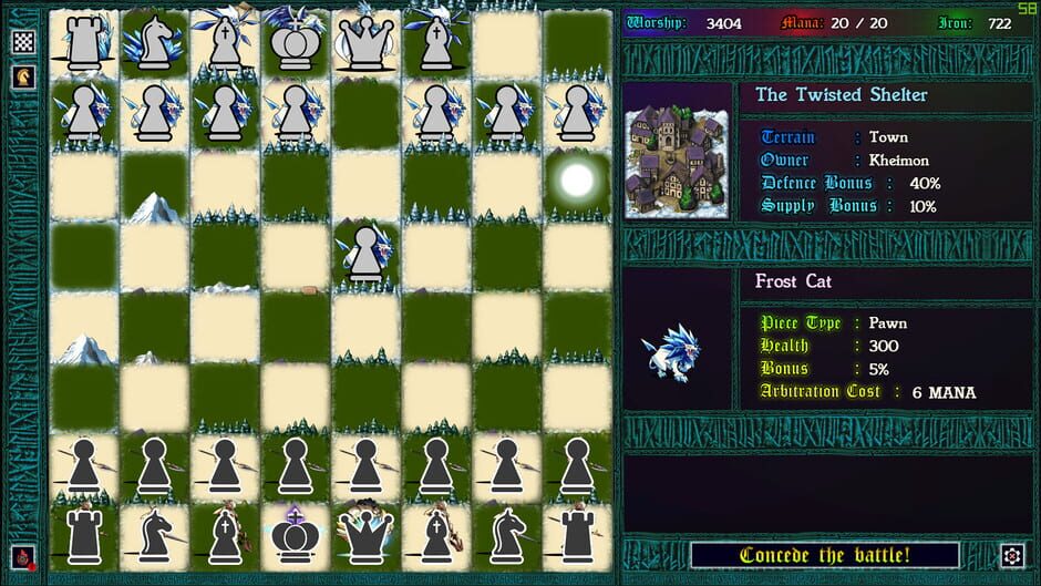 สกรีนช็อตจาก Unending War: Grand-Strategy Chess (รูปที่ 30)