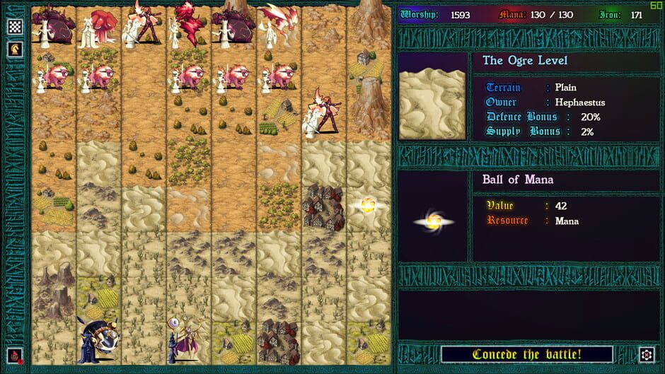 สกรีนช็อตจาก Unending War: Grand-Strategy Chess (รูปที่ 16)