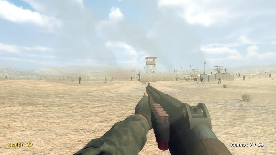 Desert attack Screenshot