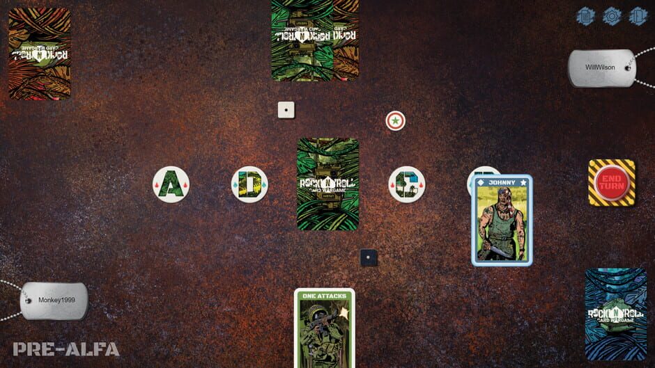 สกรีนช็อตจาก Rock'n'Roll: Card Wargame (รูปที่ 6)