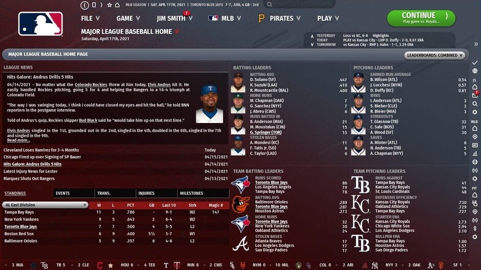 Out of the Park Baseball 22 Screenshot