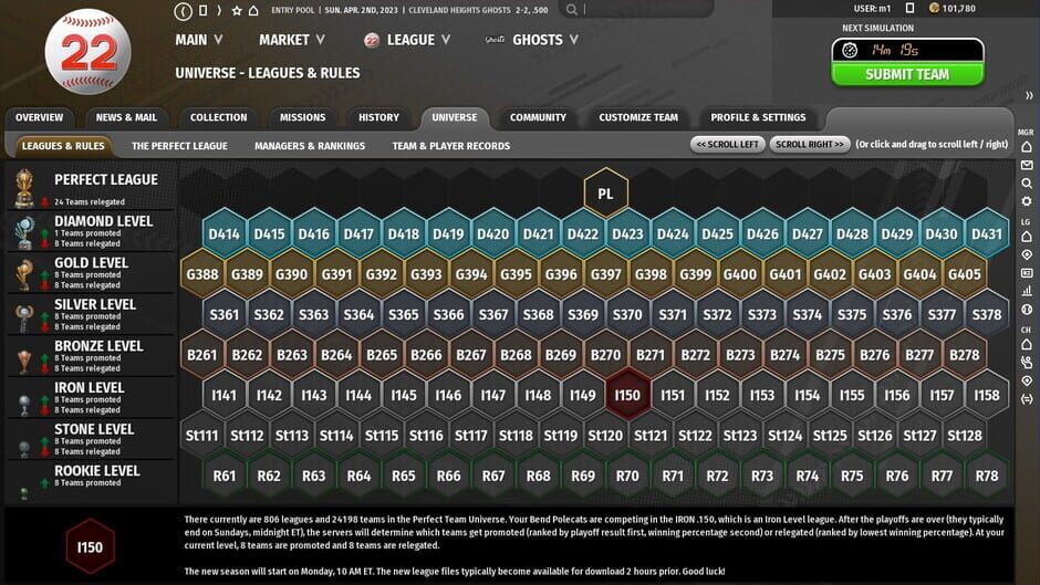 Out of the Park Baseball 22 Screenshot