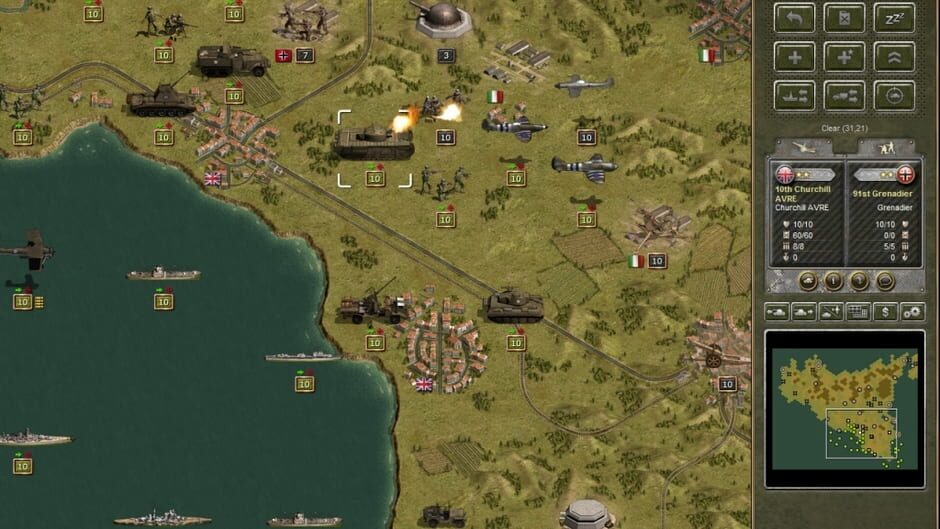 Panzer Corps: Allied Corps Screenshot