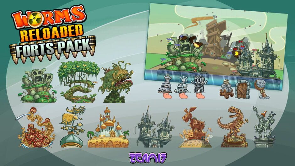 Worms Reloaded: Forts Pack Screenshot