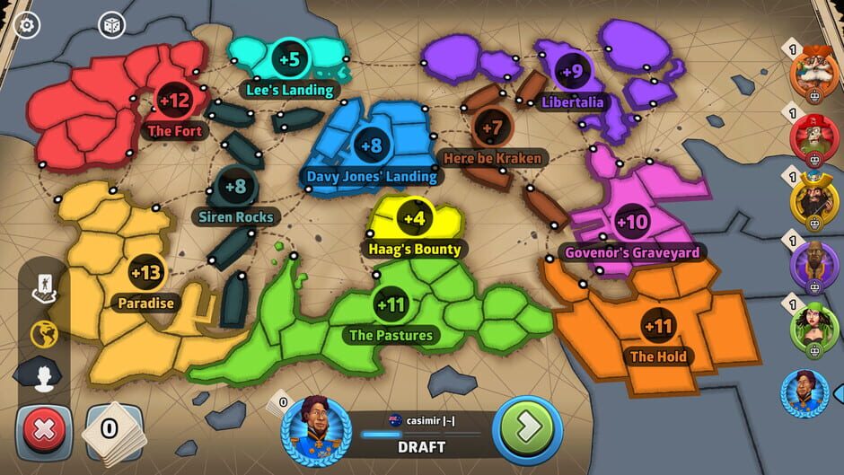สกรีนช็อตจาก Risk: Global Domination - Pirate Pack (รูปที่ 6)