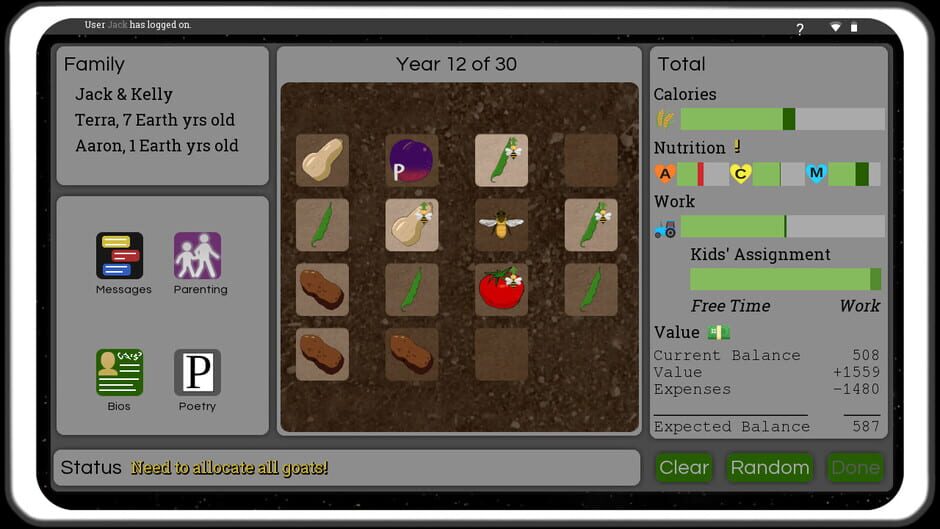 Space to Grow Screenshot