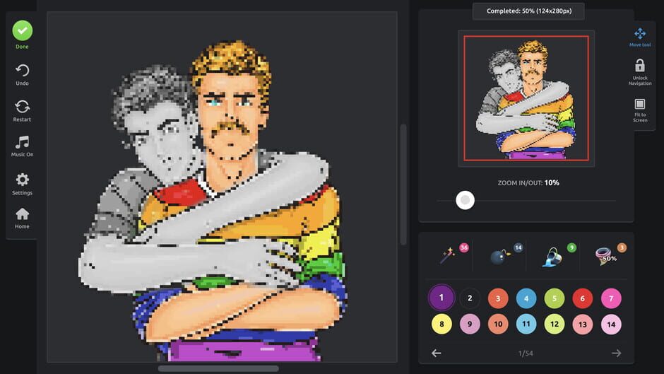 LGBT Color by Number for Adults Screenshot