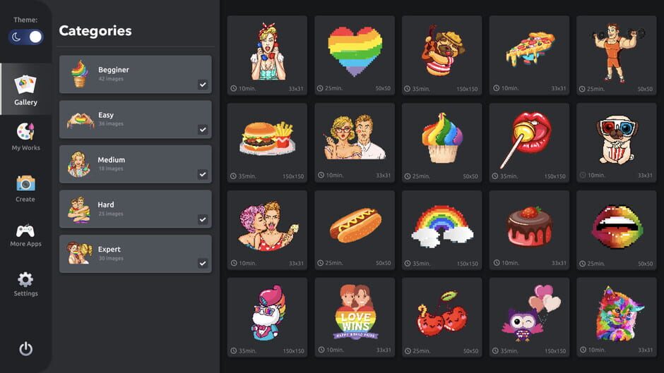 LGBT Color by Number for Adults Screenshot