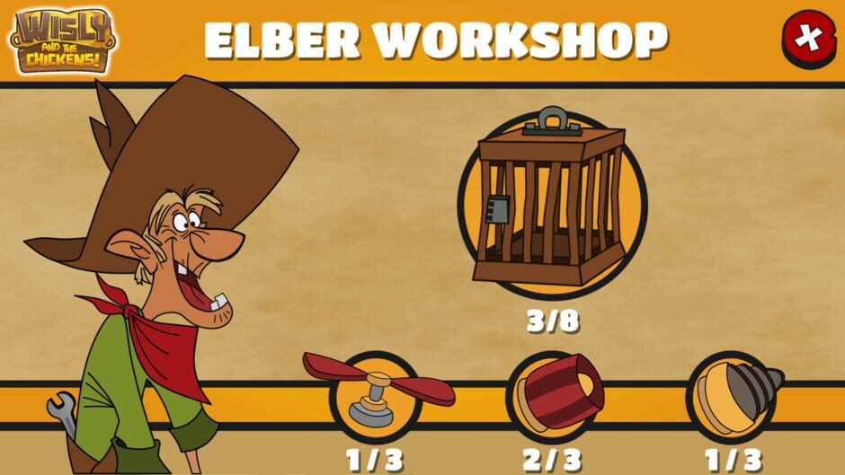 Wisly and the Chickens! Screenshot