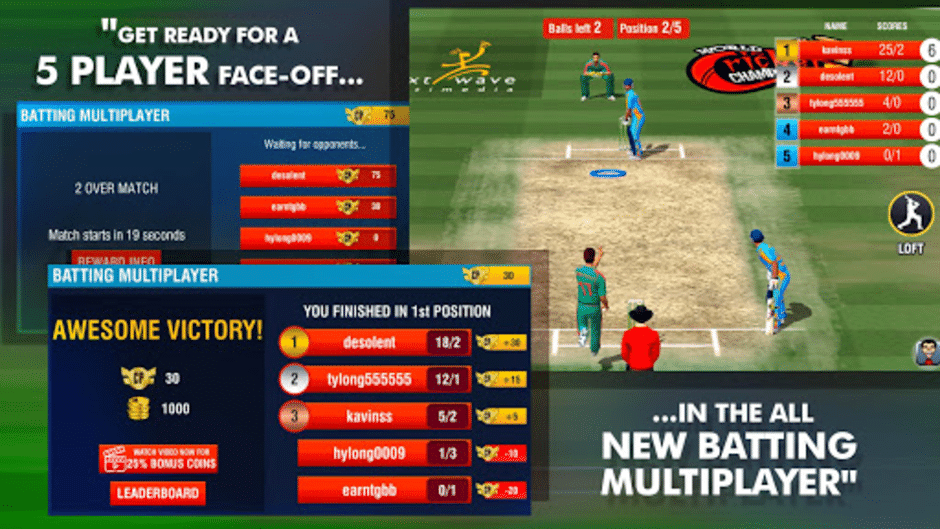 World Cricket Championship 2 Screenshot