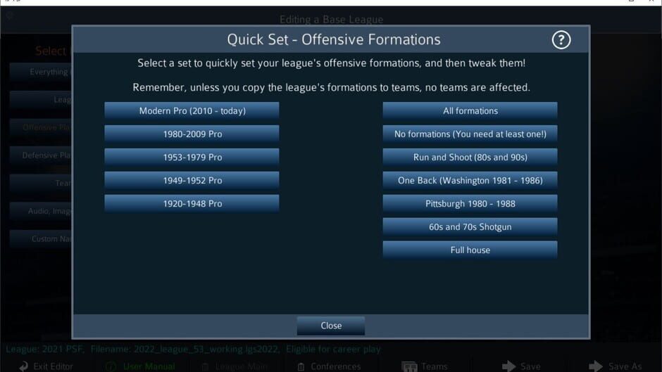 Pro Strategy Football 2022 Screenshot
