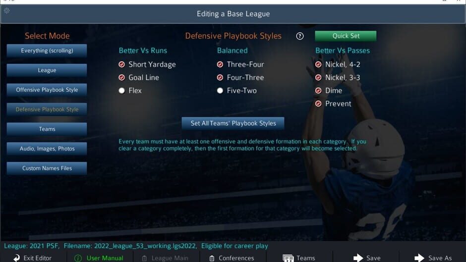 Pro Strategy Football 2022 Screenshot