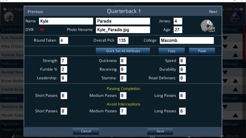 Pro Strategy Football 2022 Screenshot