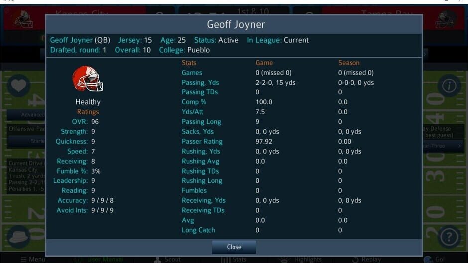 Pro Strategy Football 2022 Screenshot