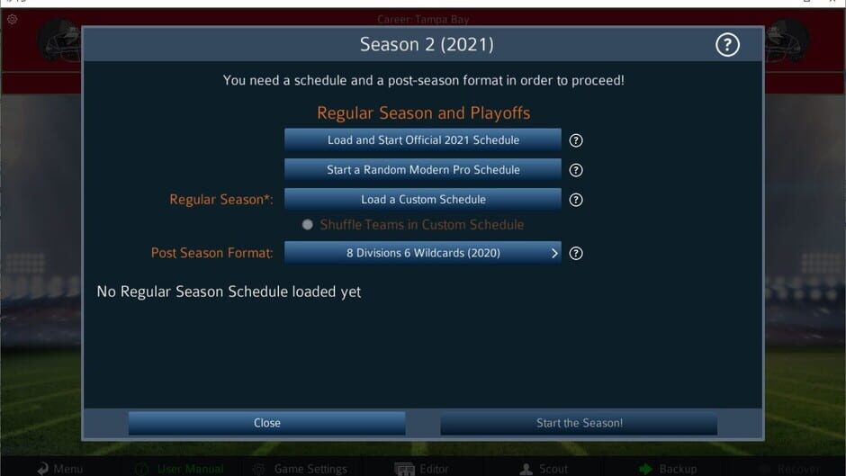 Pro Strategy Football 2022 Screenshot