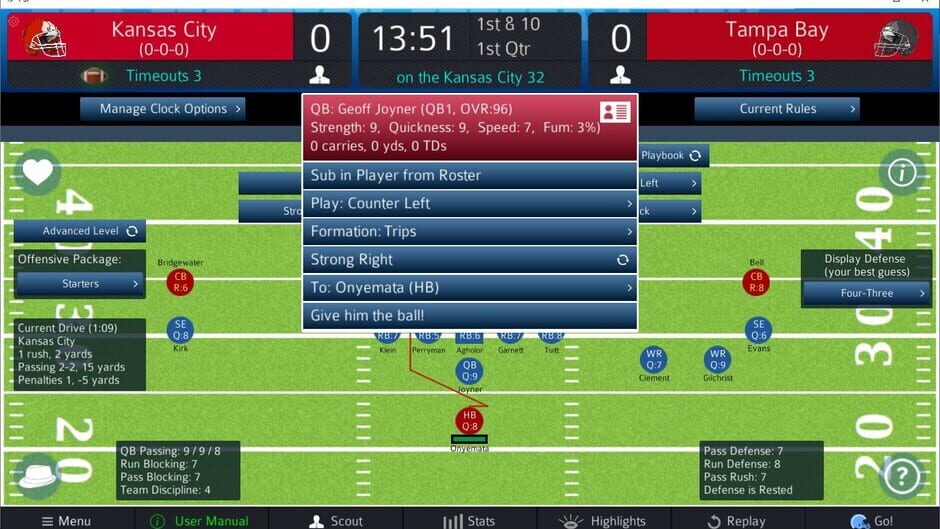Pro Strategy Football 2022 Screenshot