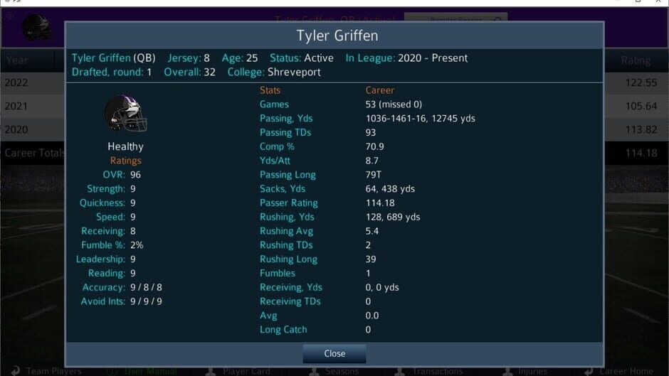 Pro Strategy Football 2022 Screenshot