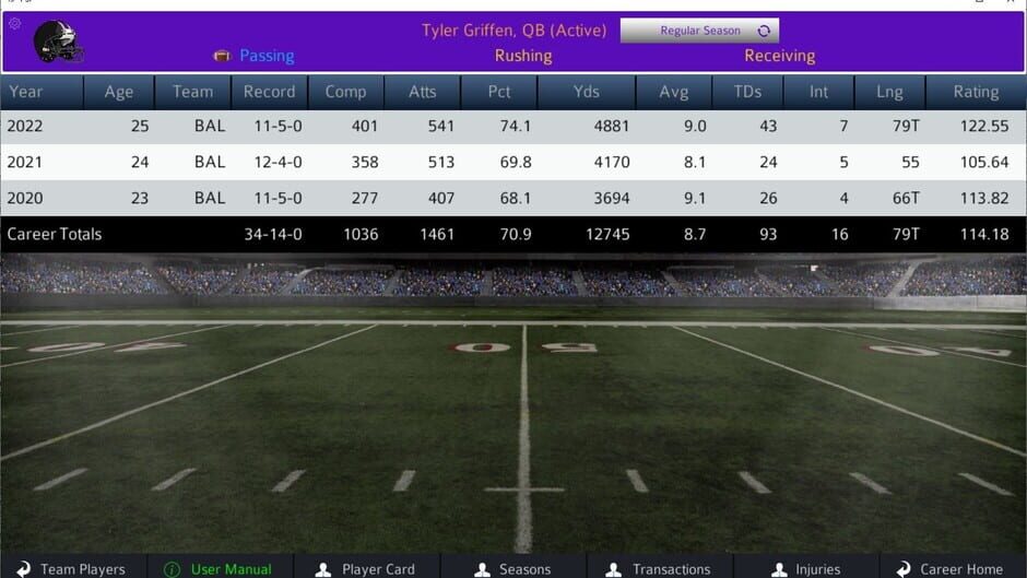 Pro Strategy Football 2022 Screenshot
