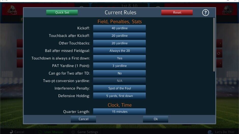 Pro Strategy Football 2022 Screenshot