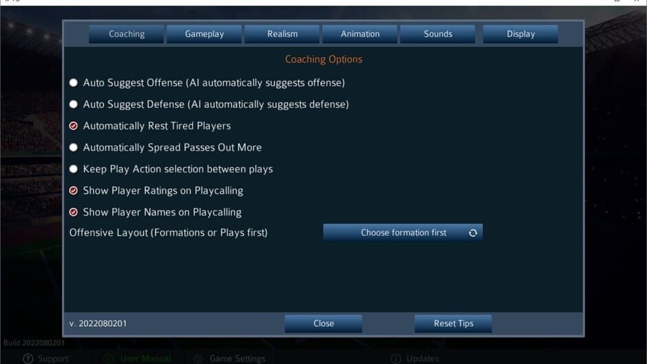 Pro Strategy Football 2022 Screenshot