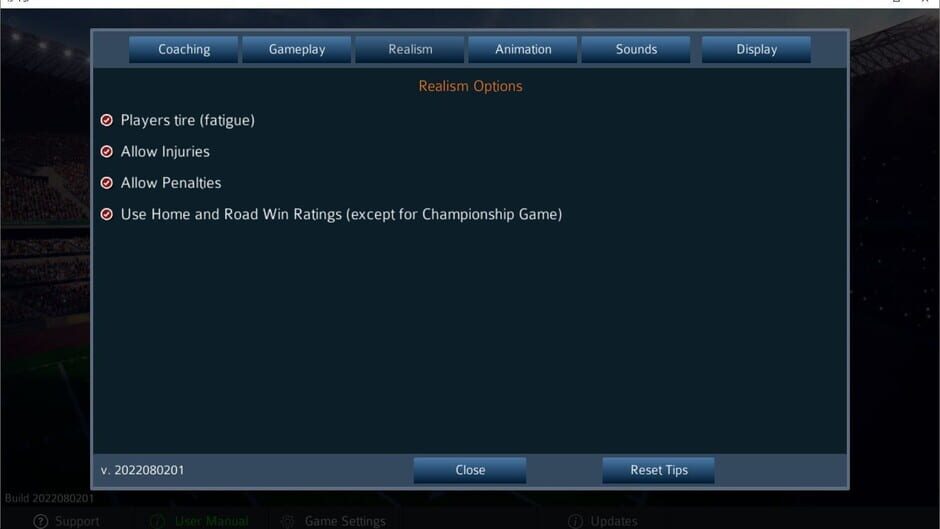 Pro Strategy Football 2022 Screenshot