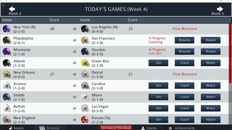 Pro Strategy Football 2022 Screenshot