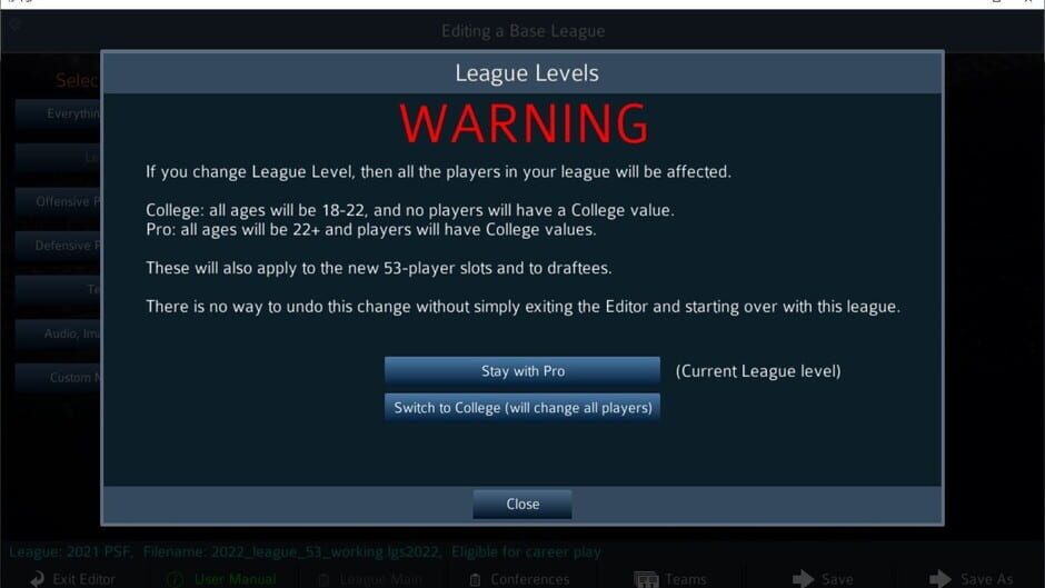 Pro Strategy Football 2022 Screenshot