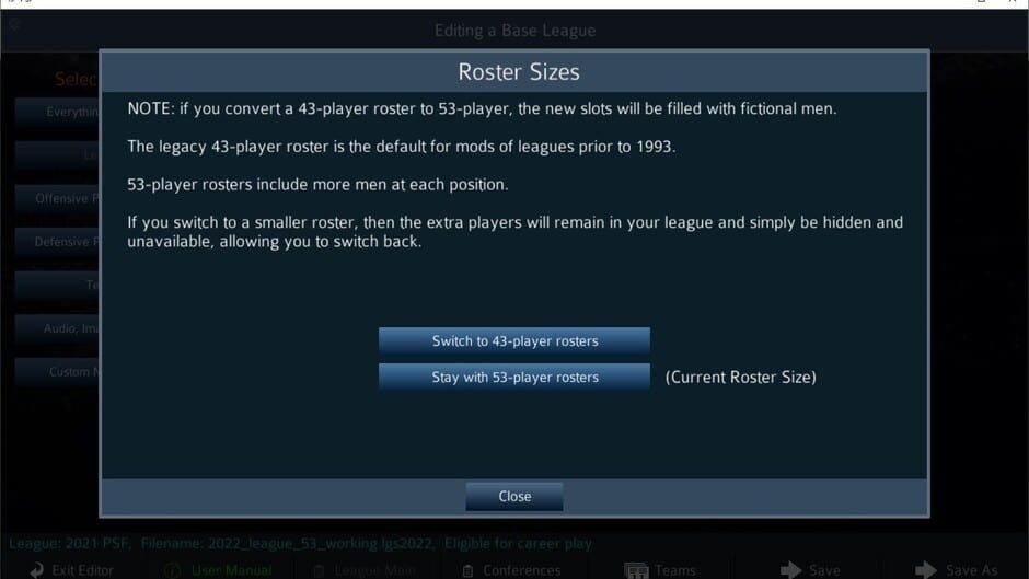 Pro Strategy Football 2022 Screenshot