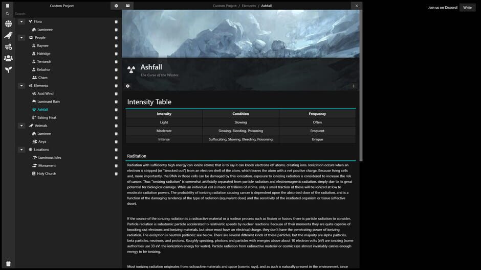 Mythic Writer screenshot