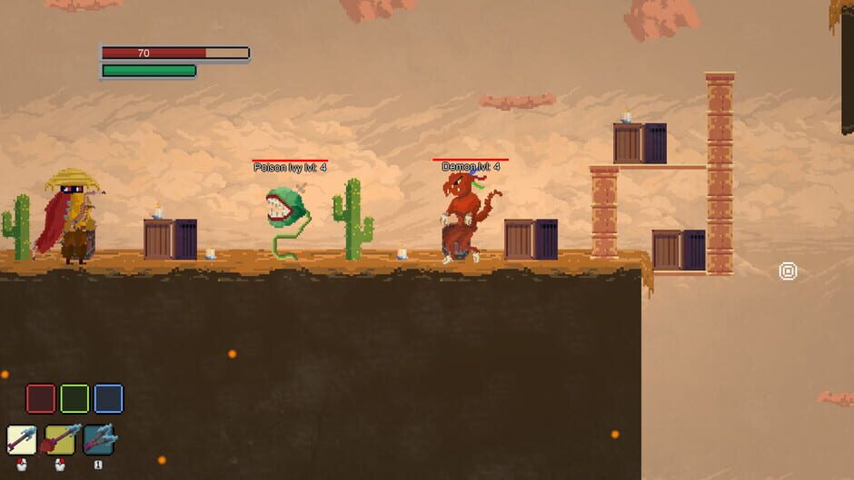 Mysterious warrior Screenshot