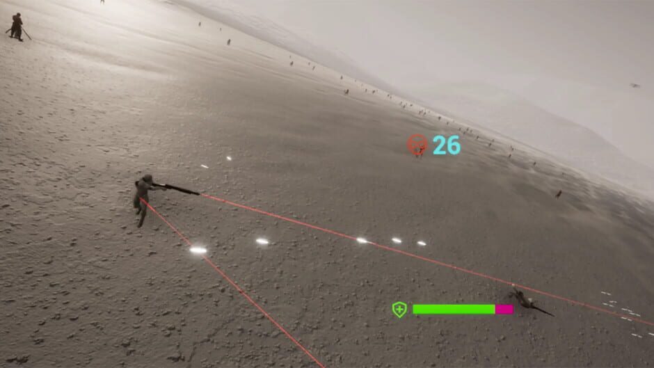 สกรีนช็อตจาก VR Lunar Base Skirmish: Control the Moon (รูปที่ 2)