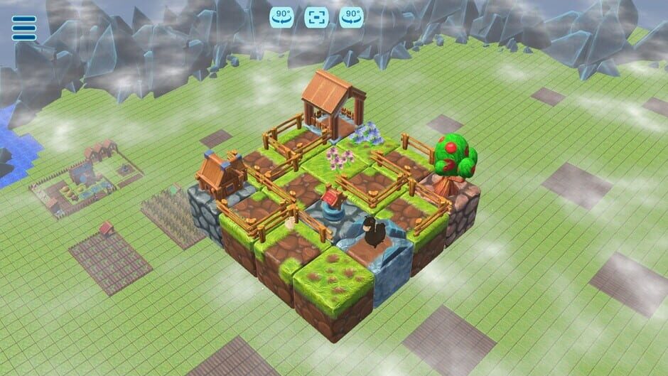 Floating Farmer: Logic Puzzle Screenshot