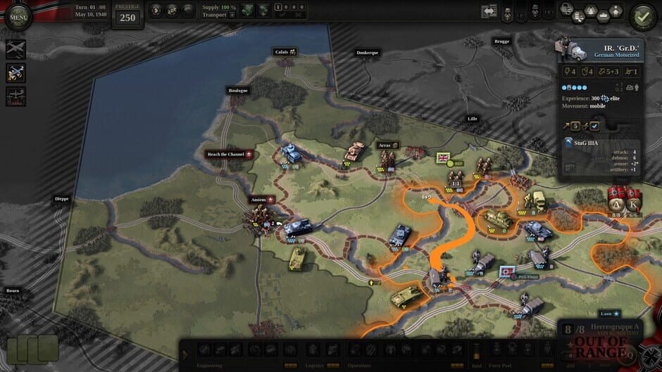 สกรีนช็อตจาก Unity of Command II: Blitzkrieg (รูปที่ 9)