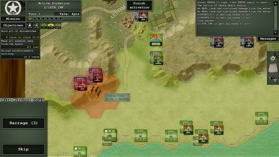 สกรีนช็อตจาก Nations At War Digital: White Star Rising Battlepack 2 (รูปที่ 5)