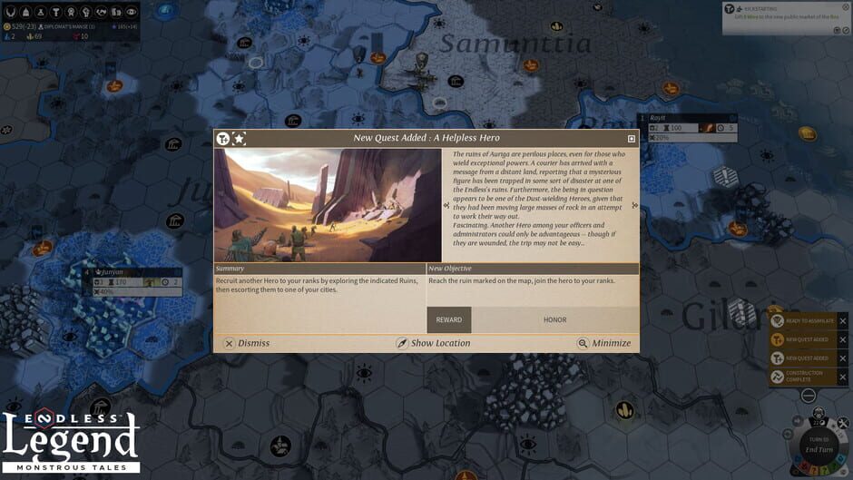 Endless Legend: Monstrous Tales Screenshot