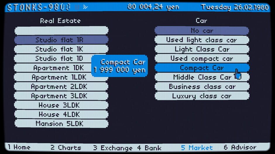 Stonks-9800: Stock Market Simulator Screenshot